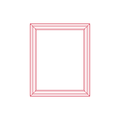 Objects Picture Frames Ikea Vastanhed Frame Contour Svg Vector, Free Vectors File
